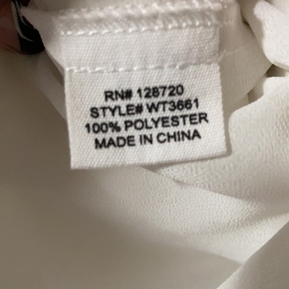 Naked Zebra sexy white tank top size Small NWT - Picture 5 of 9